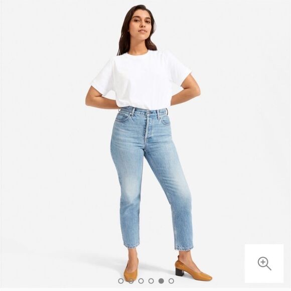 Everlane Mustard Yellow Leather Block Heels - Picture 7 of 15